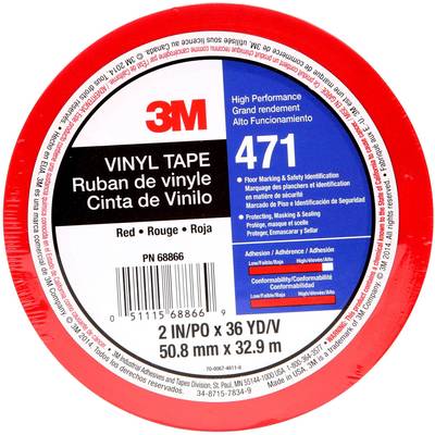 3M 471R50IW PVC tape Red (L x W) 33 m x 50 mm 1 pc(s)