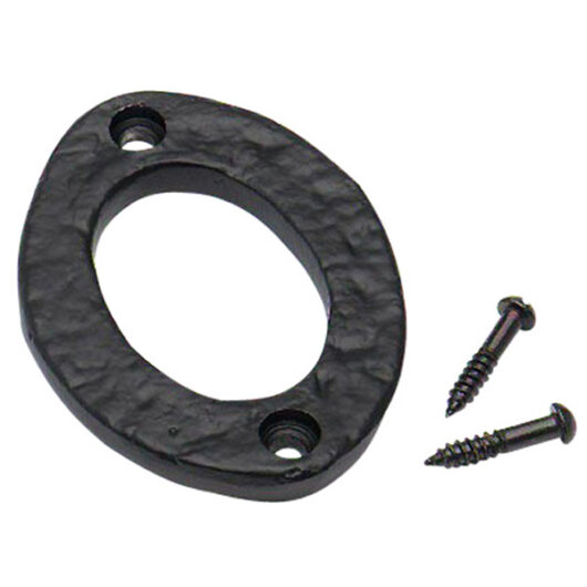Black Antique Numeral, 75mm Number 0
