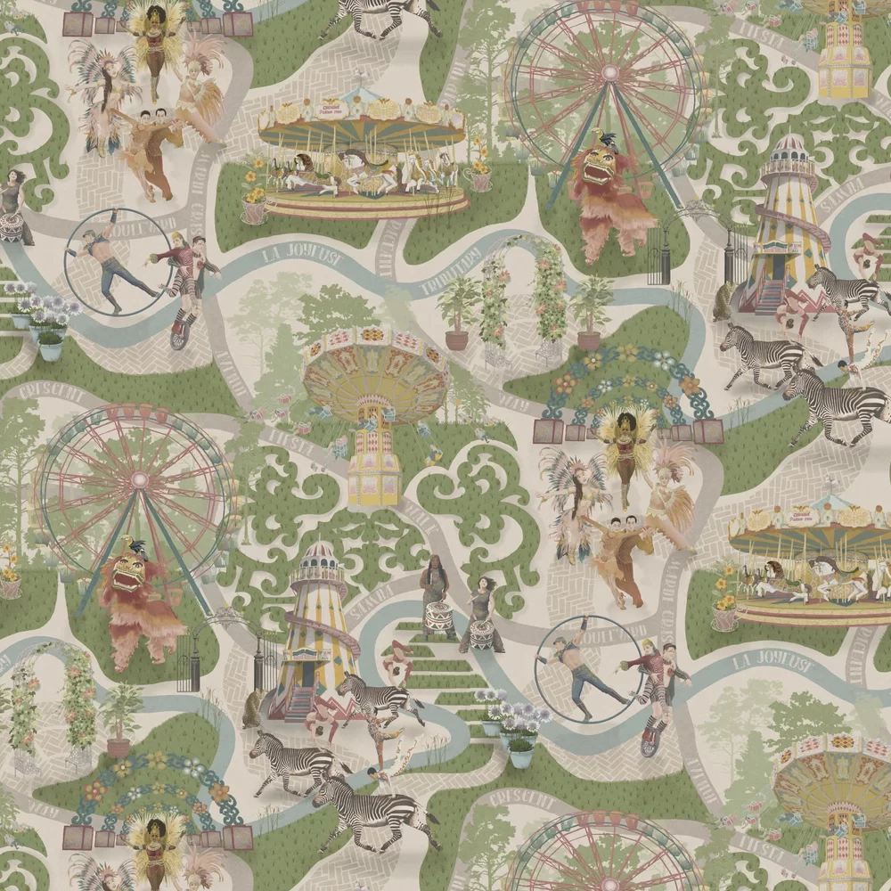 Brand McKenzie Wallpaper Carnival Map BMCF003/03B