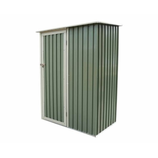 Charles Bentley 4-7ft x 3ft Metal Storage Shed, none