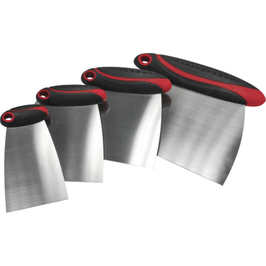Faithfull 4 Piece Stainless Steel Filler and Spreader Set