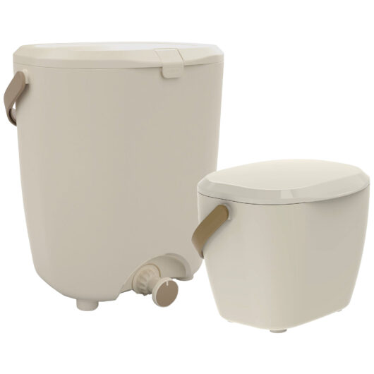 Hozelock Bokashi Pure Kitchen Composter Twin Pack