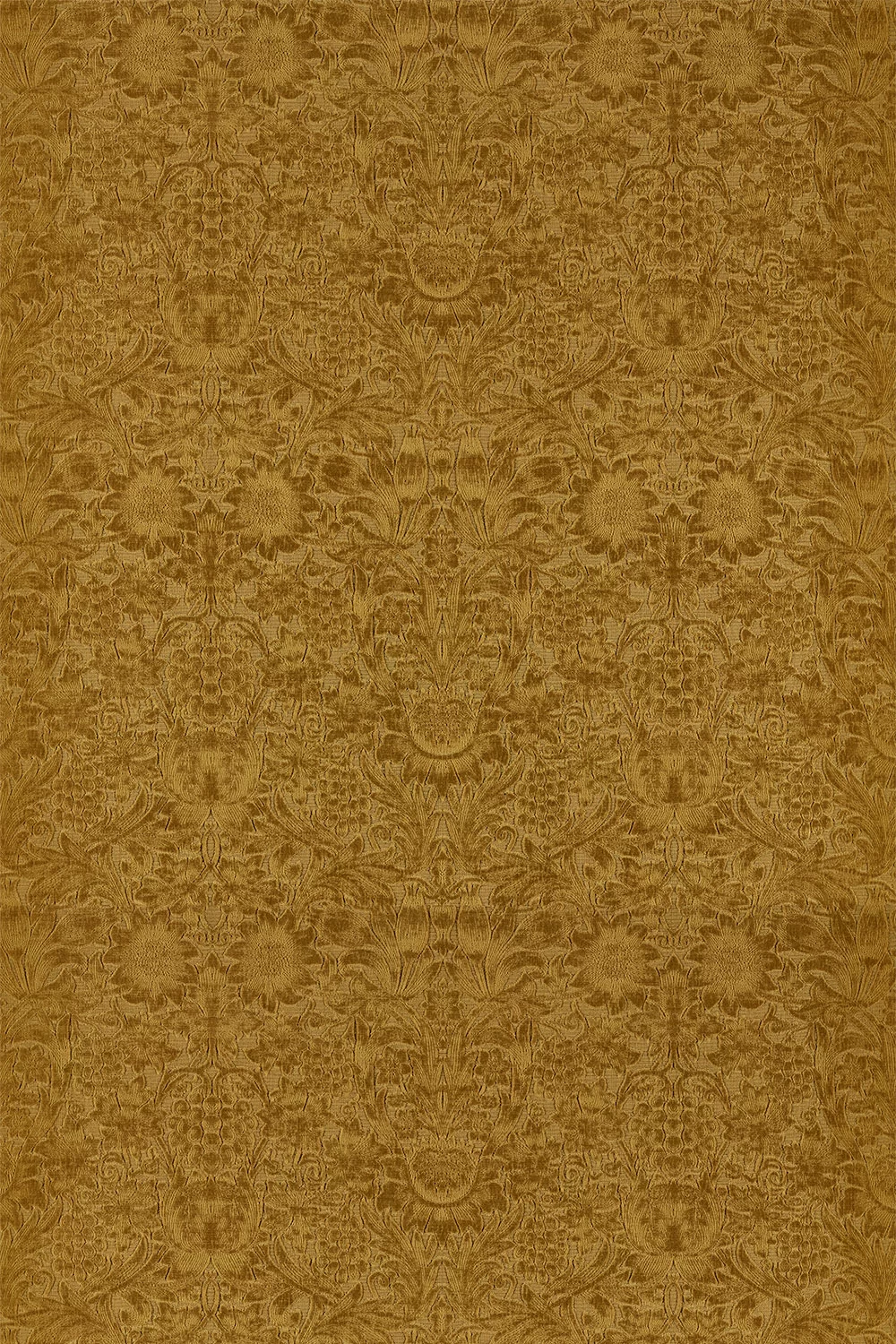 Morris Fabric Sunflower Caffoy Velvet 237280