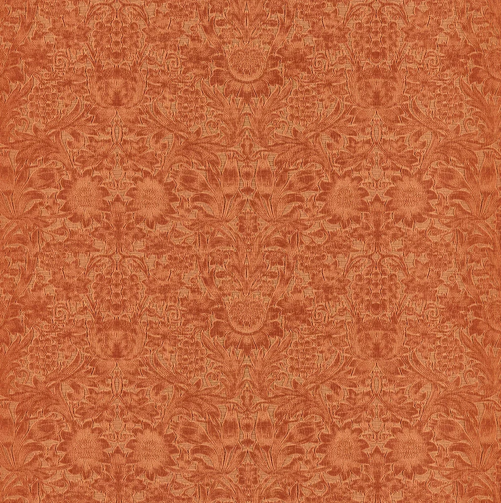 Morris Fabric Sunflower Caffoy Velvet 237281