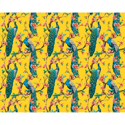 Origin Murals Mural Flowery Peacocks Large MUR294L