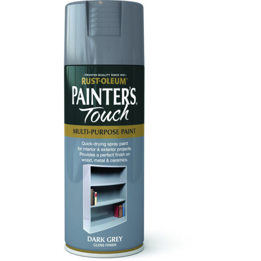 Painter's Touch Spray Paint 400ml Gloss - Dark Grey - Rust-oleum