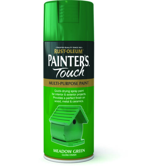 Painter's Touch Spray Paint 400ml Gloss - Meadow Green - Rust-oleum