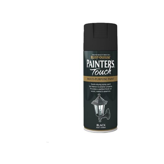 Painter's Touch Spray Paint 400ml Matt - Black - Rust-oleum