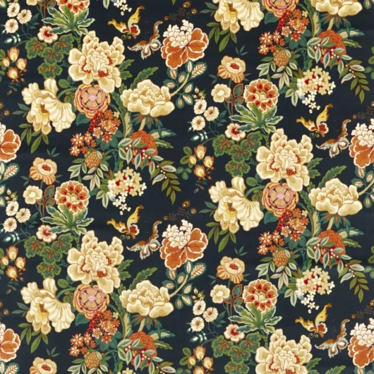 Sanderson Fabric Emperor Peony Velvet 226961