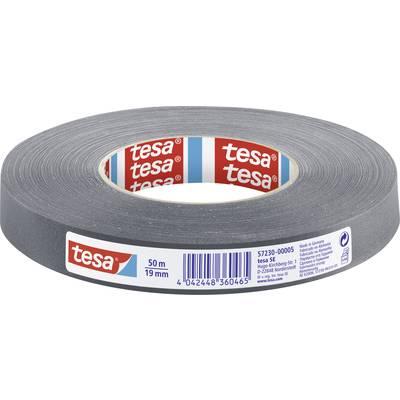 tesa PERFECT 57230-00005-02 Cloth tape tesa® extra Power Grey (L x W) 50 m x 19 mm 1 pc(s)