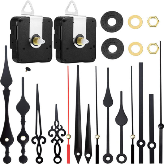 20mm)2 Pieces Clock Mechanism Clock Movement Mechanism Clock Mechanism Battery Silent Wall Clock System Clock Hands Pendulum Mechanism - Csparkv