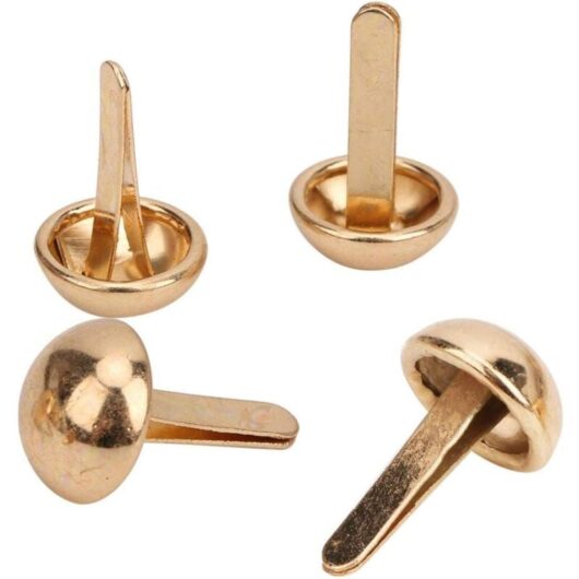 Csparkv - 10mm Gold)100pcs Mushroom Upholstery Nails, 10MM 12MM Zinc Alloy Decorative Tacks Thickening Round Head diy Decoration Stud Rivets