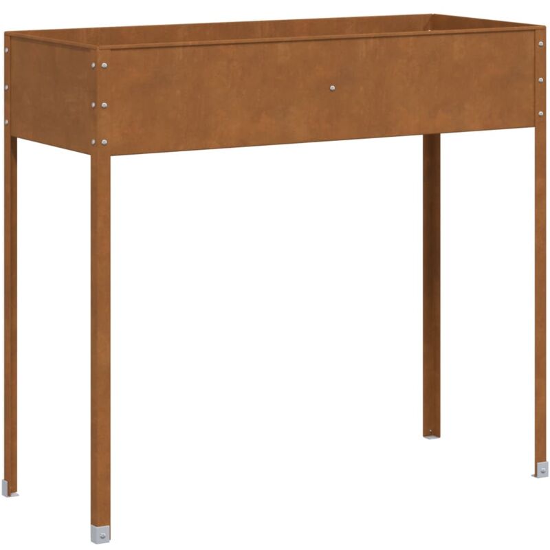 Garden Planter 100.5x40.5x90 cm Weathering Steel vidaXL