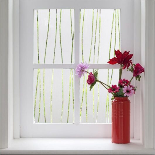 Static Cling Window Film - Frosted Blackout Film - 60X200CM, Electrostatic, Self-Adhesive, Decorative Film for Kitchen, Bedroom, Bathroom Window