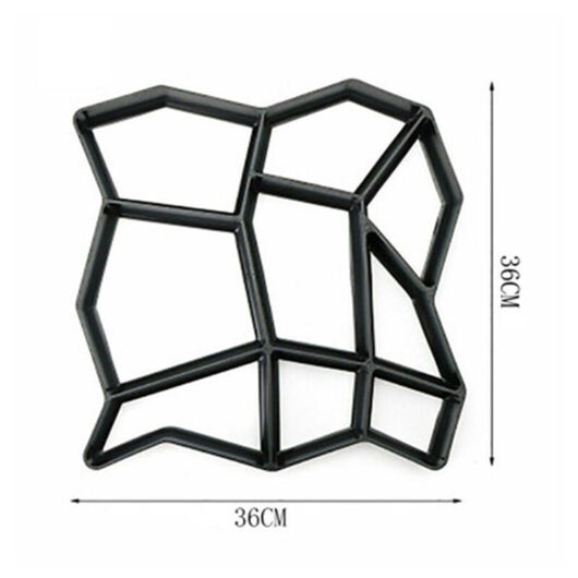 Wddnaot - Garden paving mould, plastic ground mould, cement mould, concrete floor mould, 3636cm pattern
