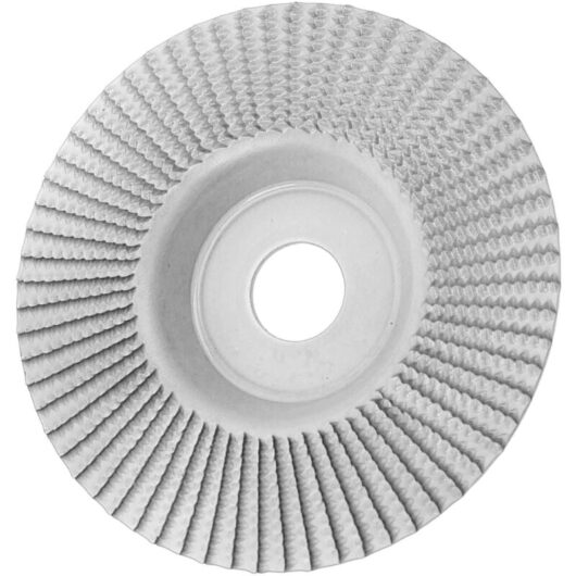 Wood Carving Disc Shaping Wheel 125mm Tungsten Carbide Woodworking Accessory Silver - Groofoo