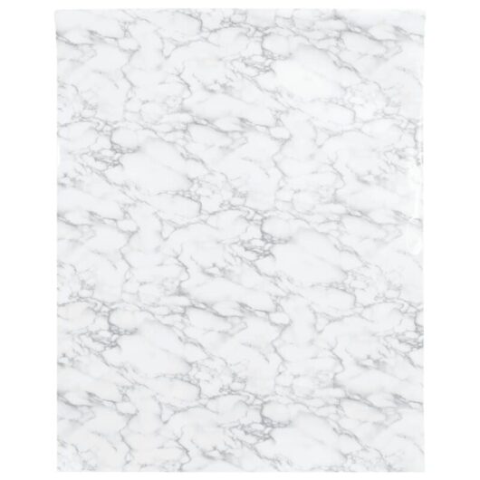 Furniture Stickers Self-Adhesive Marble White 90x500 cm PVC vidaXL