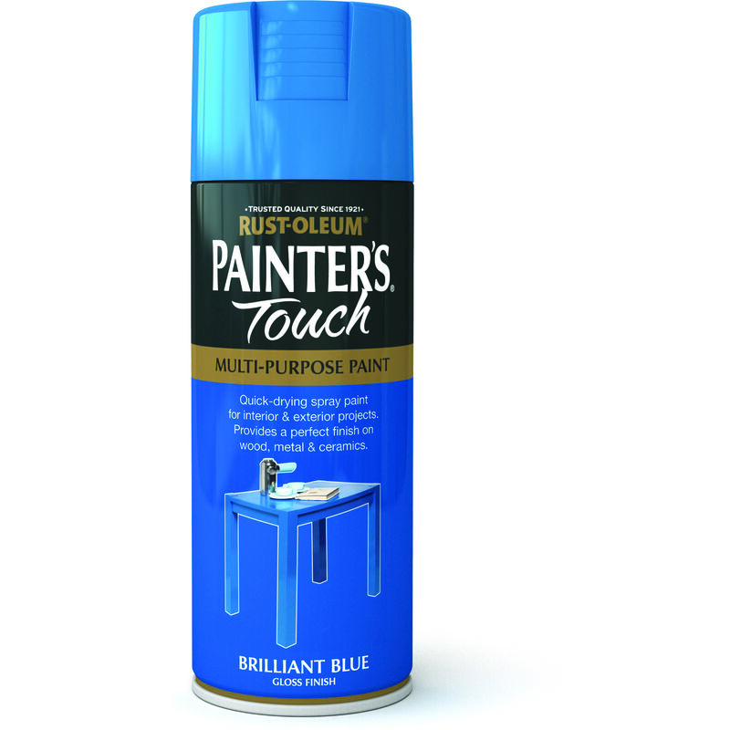 Rust-Oleum Painter's Touch Spray Paint 400ml Gloss - Brilliant Blue