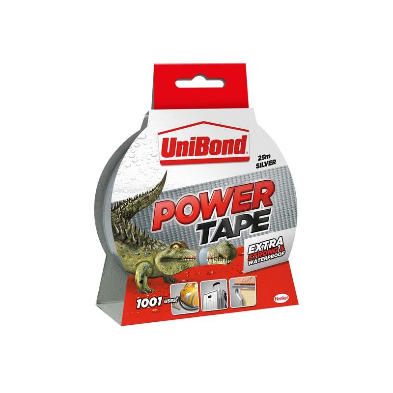 Powertape 50mm x 25m Silver UNI1518497 - Unibond