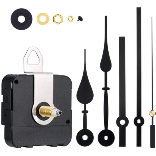 Silent Clock Movement Mechanism 3 Hands Sweep Electric Pendulum Clock Mechanism Quartz Pendulum Clock Movement DIY Watch Mechanism Repair Tool
