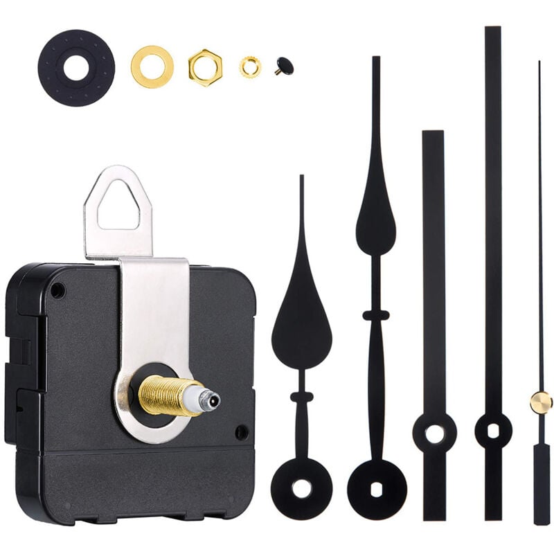 Silent Clock Movement Mechanism 3 Hands Sweep Electric Pendulum Clock Mechanism Quartz Pendulum Clock Movement DIY Watch Mechanism Repair Tool