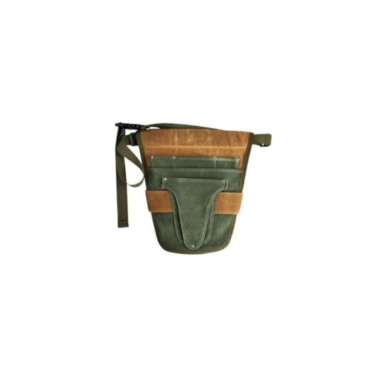 Csparkv - 30x28.5cm Gardening Belt Waist Bag Canvas Garden Tool Belt Bag with Multiple Storage Pockets Waterproof Portable for Men Women Durable