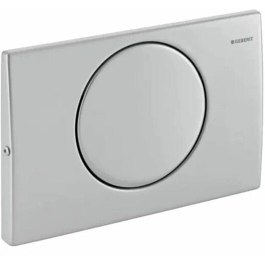 Delta10 Flush Plate for Concealed Cisterns - Chrome - Geberit