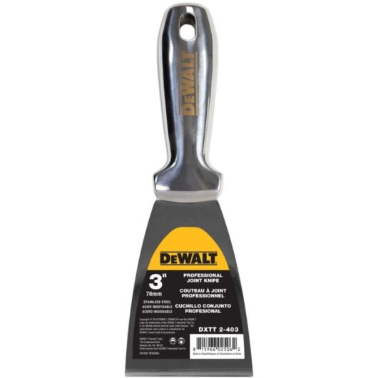 Drywall EU2-403 Stainless Steel Jointing/Filling Knife 75mm (3in) DDW2403 - Dewalt