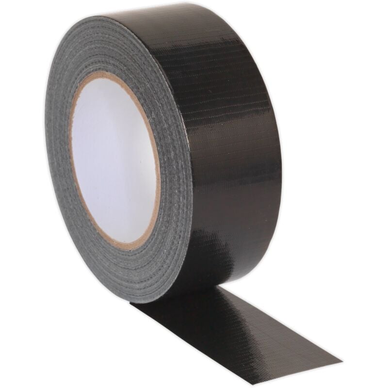 Duct Tape 48mm x 50m Black - Sealey