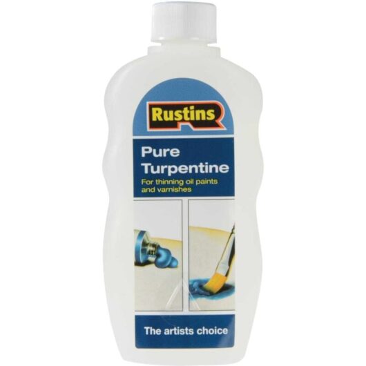 Pure Turpentine 300ml RUSPT300 - Rustins