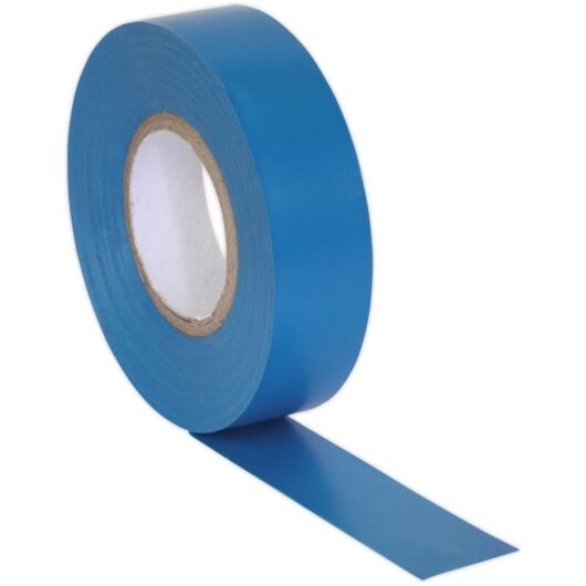 Pvc Insulating Tape 19mm x 20m Blue, Pack of 10 - Sealey