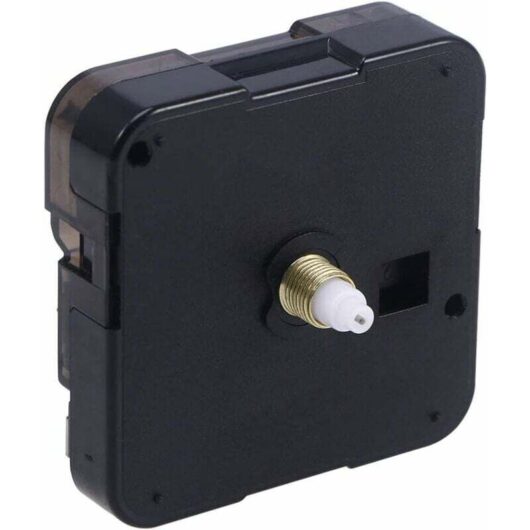 DIY Wall Clock Quartz Movement, Battery Operated Silent Motor with Smooth Hands, for Clock Repair, Replacement Parts and Home Accessories