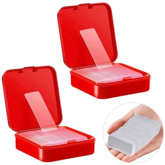 Extra Strong Double Sided Tape, 120 Pcs Washable Clear Super Strong Waterproof Reusable Tape for DIY Projects at Home or in the Car