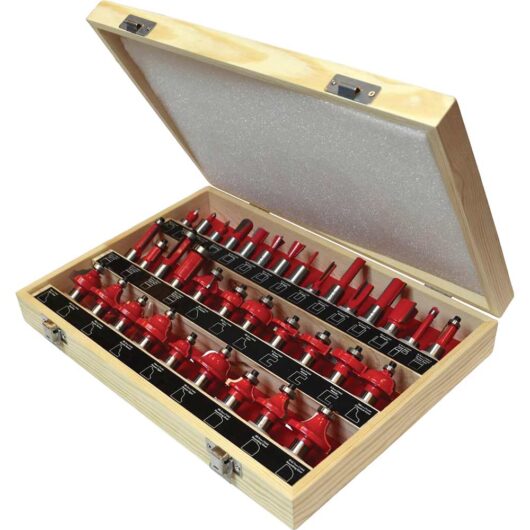 Faithfull 35 Piece 1/2" Router Bit Set