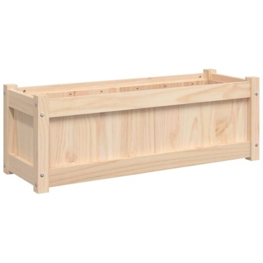 Garden Planter 90x31x31 cm Solid Wood Pine vidaXL