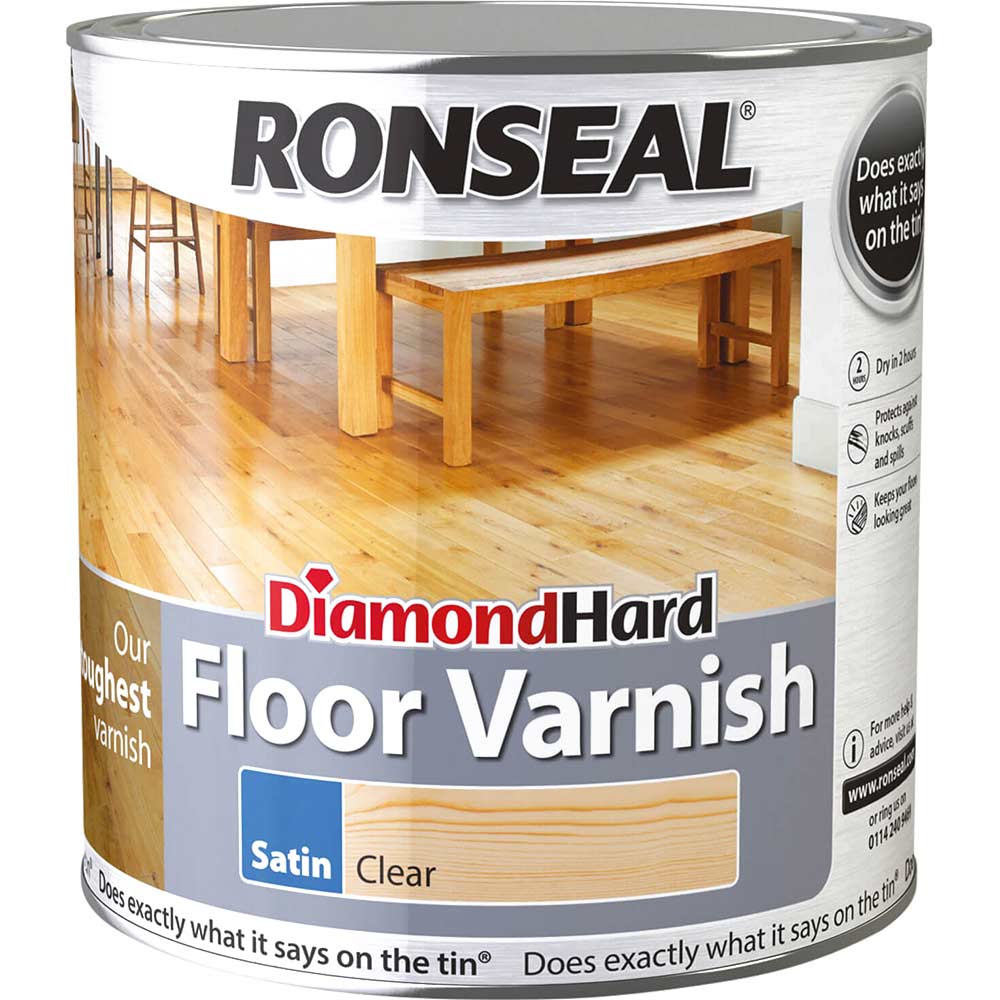 Ronseal Diamond Hard Floor Varnish 5l Gloss