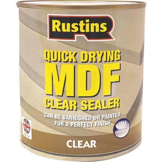 Rustins Quick Drying Clear MDF Sealer 500ml
