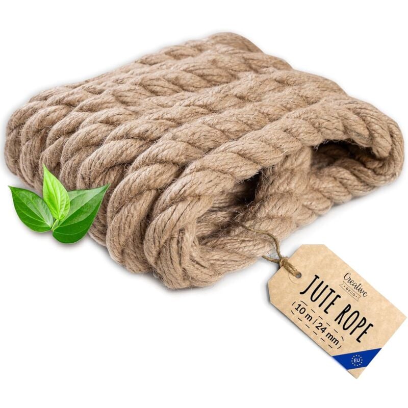 Strong and Durable Jute Rope 10 m x 24 mm