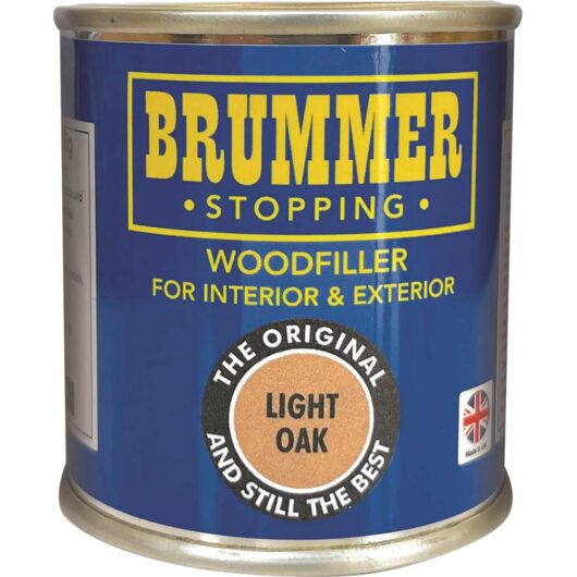 Brummer Wood Filler Light Oak 250g