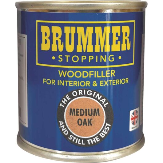 Brummer Wood Filler Medium Oak 700g