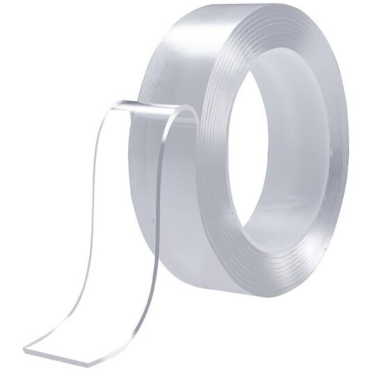 Nano double-sided adhesive tape, 1 mm thick, 30 mm wide, 1 m long, 1 piece with transparent magic adhesive for sticking objects