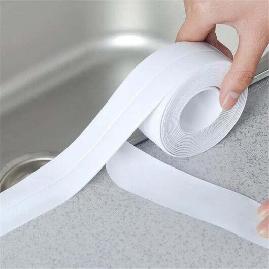 Self-adhesive PE sealing strip for walls, decorative sealing strip for kitchen, bathroom, shower, odorless, esquina de pared, 3.2 x 3.8 cm