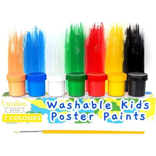 Washable Finger Paint for Kids 7 x 20 ml