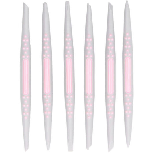 01 Fondant Engraving Pen, Safe Cake Decorating Kit with 6 Pieces for Bakers for Sugar Paste (Flush Paste) and Petal Paste