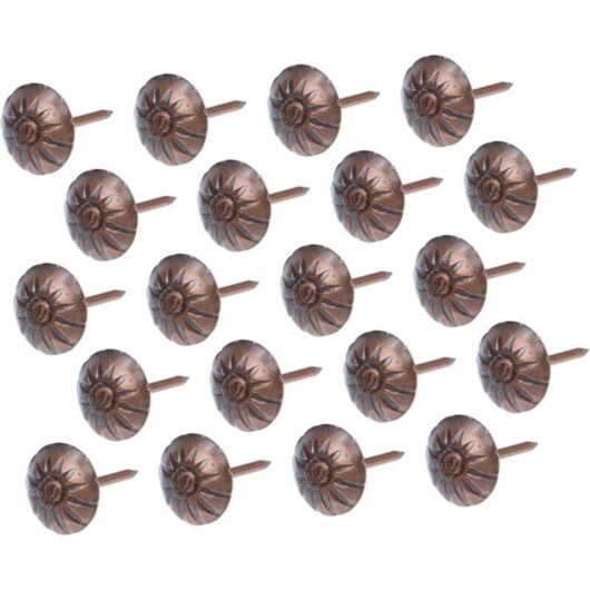 1000 round dome-shaped tacks for upholstery, wall hangings, upholstery tacks, thumbtacks, upholstery nails