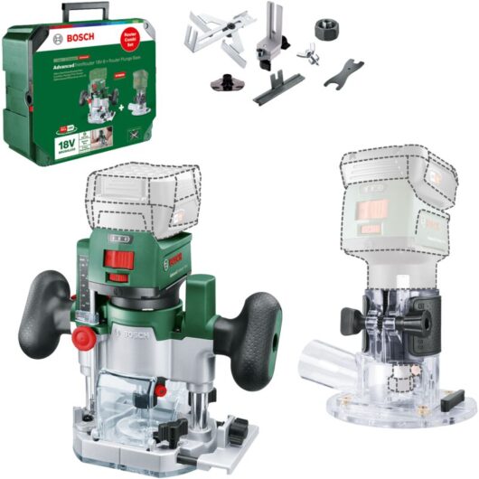 Bosch Cordless 18v Router Router Combi Set Carrying Case 06039D5002