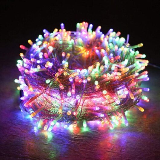 100M 1000 LED Christmas String Lights Outdoor Fairy Lights Holiday Wedding Party Fairy String Lights - Multicolor100M800LEDS
