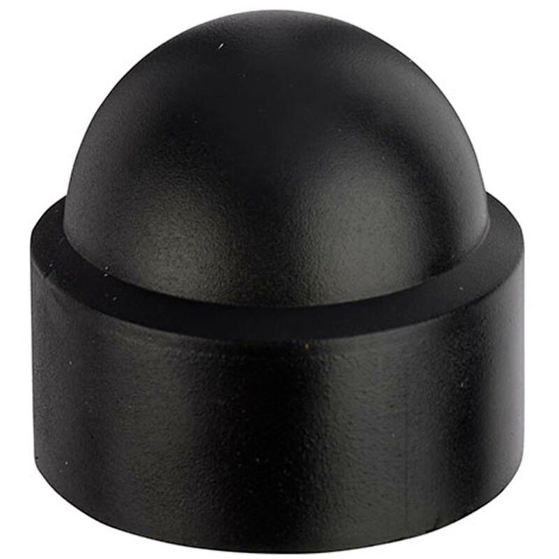 Black Plastic Cover Caps M8 - Box of 100