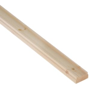 Cheshire Mouldings Pine Baserail for 41mm Spindles - 2.4m