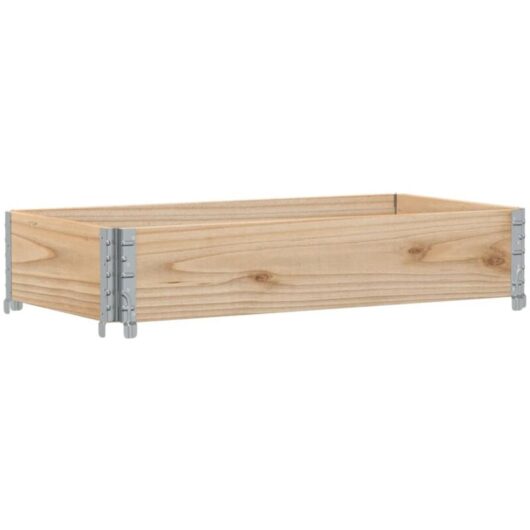 Garden Planter 100x50 cm Solid Pine Wood vidaXL